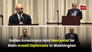 Indian Americans Hold Memorial for Slain Israeli Diplomats in Washington